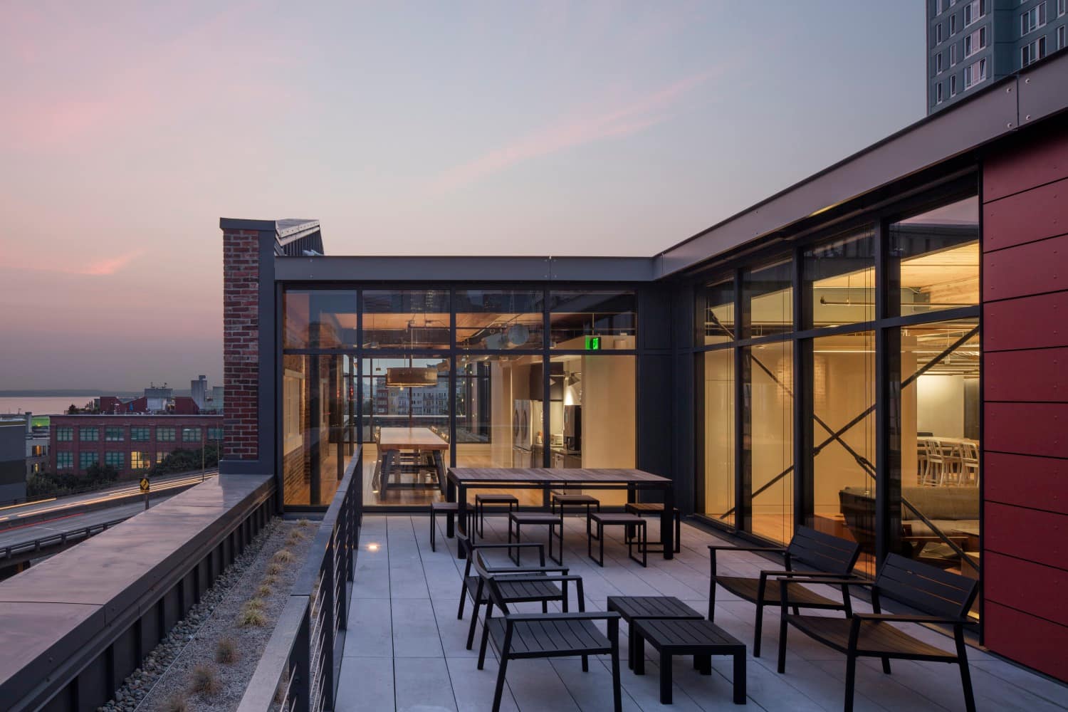 Union Rooftop Layout UnionStables S130031 01 C130031 01 N26 Rooftop View Thru Event Space ...